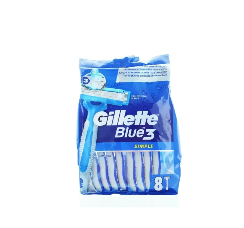 GILLETTE APARAT RAS BLUE3 SIMPLE 8BUC 